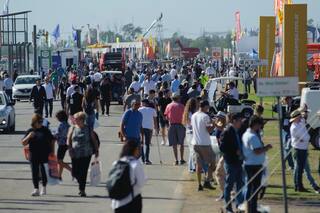 Furor entre los productores por Expoagro: la primera jornada tuvo 25.000 visitantes
