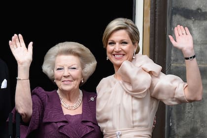 En el primer look, Mxima se destac por su sobriedad