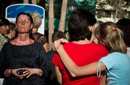 En el programa de asistencia del gobierno cubano también participaron adultos, aunque la mayoría fueron niños