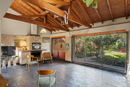 En el quincho, el trío "Modo Diablo" tenía un estudio de grabación