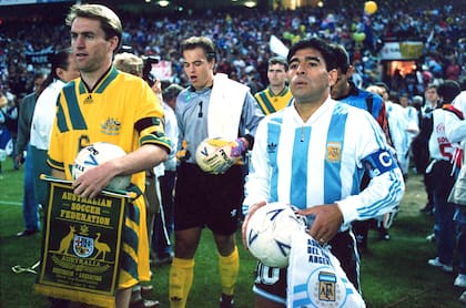 En el repechaje de 1993 (para Estados Unidos '94) la Argentina ganó el global 2 a 1 a Australia