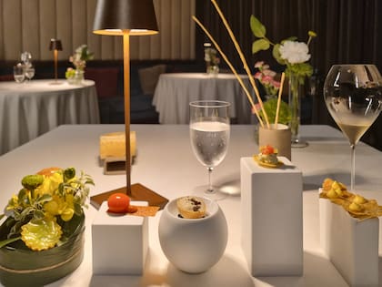 En el restaurante INEO se puede probar el menú de pasos del chef Heros De Agotinis.