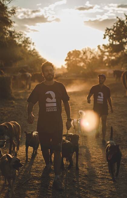 En el santuario todos los días son diferentes.