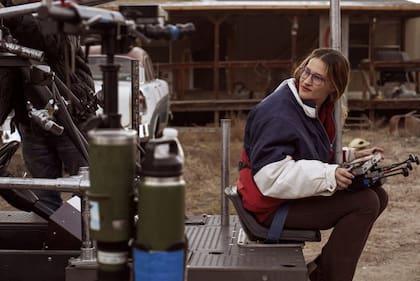 En el set de filmación