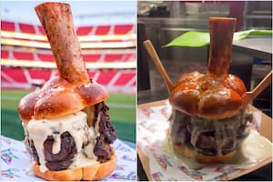 La extravagante hamburguesa de 180 dólares que causó furor en el Super Bowl