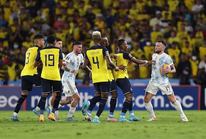 En el último enfrentamiento entre la Argentina y Ecuador, empataron 1 a 1 en Guayaquil
