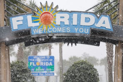 En el último informe del NWS, había 0% probabilidades de nevadas en Orlando
