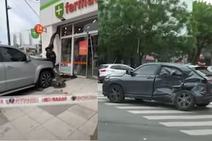 En el vehículo de menor porte viajaba una pareja de adultos mayores