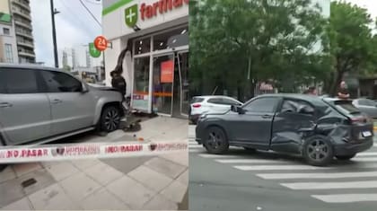 En el vehículo de menor porte viajaba una pareja de adultos mayores