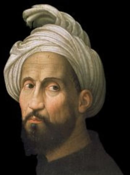 En el verano de 1530, Miguel Ángel tuvo que esconderse en Florencia de una sentencia de muerte del papa (en foto: retrato de Miguel Ángel por Giuliano Bugiardini, 1522; Casa Buonarroti, Florencia, Italia)
