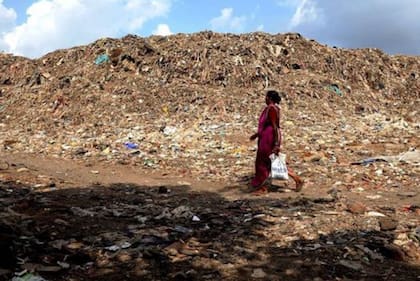 En el vertedero de Deonar hay más de 16 millones de toneladas de basura.