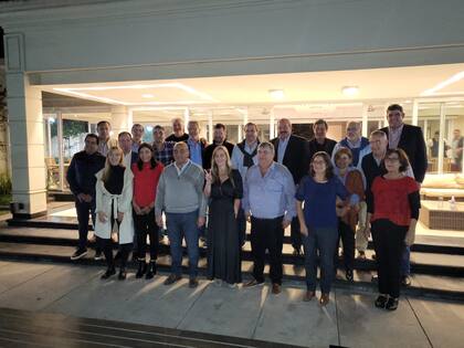 En encuentro de legisladores oficialistas en la casa de Juan Manzur, en Tucumán