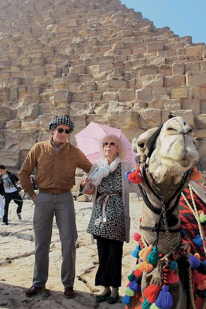 En enero de 2010 habían disfrutado juntos de un tour por Egipto. Entre risas e ilusión, vivieron unos días llenos de aventuras.
