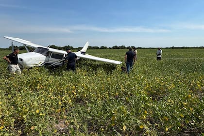 En enero, encontraron abandona una avioneta en la que habrían traficando cocaína