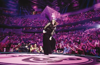 EN ESCENA. En el iHeartRadio Music Festival, de Las Vegas, en septiembre de 2017, año en que lanzó Melodrama y se desmarcó resueltamente de los tópicos sonoros del pop de masas