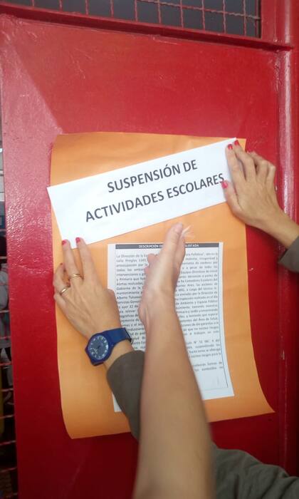 En escuelas porteñas, como la Rosario Vera Peñaloza, de Almagro, se debieron suspender las clases por la presencia de roedores