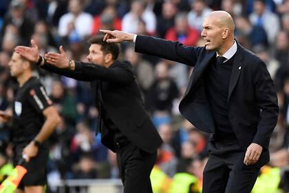 Diego Simeone y Zinedine Zidane, dos grandes entrenadores en Europa, también quedaron mezclados en la polémica de los rankings