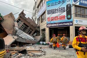 Las imágenes del fuerte terremoto que dejó al menos un muerto, 146 heridos e importantes destrozos en Taiwán