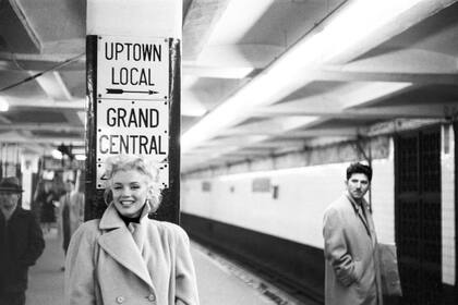 En Estación Central del subte de Nueva York, el 24 de marzo de 1955.