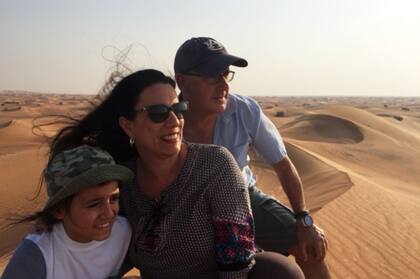 En Estados Unidos, Martín conoció a su mujer, oriunda de Brasil.