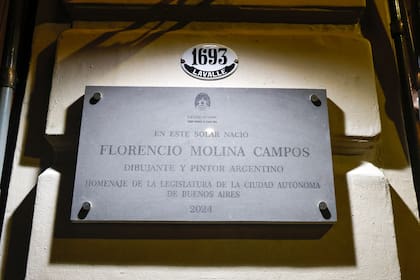 En este solar, a principios del siglo XX, vivía Molina Campos con su familia