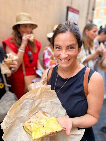 "En estos viajes hago todo lo que me gusta hacer", destaca Juliana López May