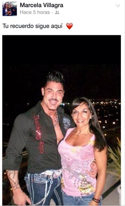 En Facebook, Marcela le dedicó unas palabras al millonario