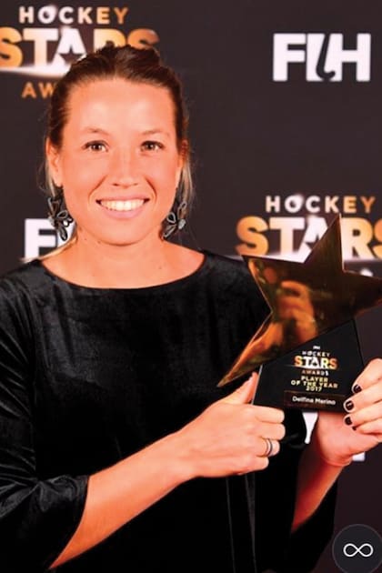 En febrero de 2018 en
los Hockey Stars Awards
cuando fue elegida como
la Mejor Jugadora del
Mundo por la Federación
Internacional de
Hockey