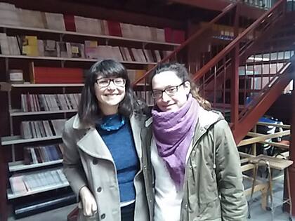 En Feminaria/Tierra Violeta/ Redcyt. Gracias Eugenia y Victoria por la charla infinita, el mate y el humor