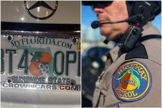 El llamativo error por el que arrestaron a un hombre por la placa de su vehículo