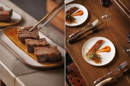 En Fogón Asado todos alrededor de la parrilla.