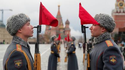 En fotos: así celebra Rusia el centenario de la Gran Revolución Socialista