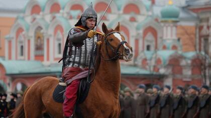 En fotos: así celebra Rusia el centenario de la Gran Revolución Socialista