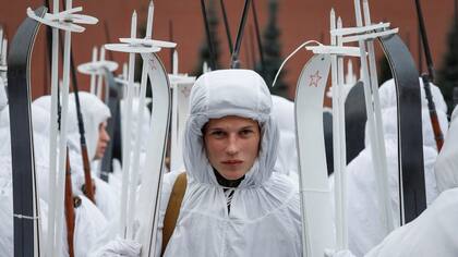 En fotos: así celebra Rusia el centenario de la Gran Revolución Socialista