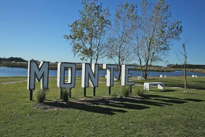 El cartel que identifica al pueblo
