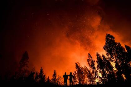 En fotos: más de mil bomberos luchan contra un incendio enorme en Portugal