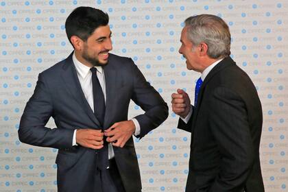 Felipe Solá y Facundo Moyano