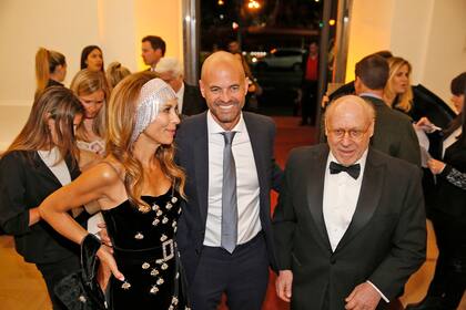 Adriana Batan de Rocca, Guillermo Dietrich, ministro de Transporte y Julio César Crivelli