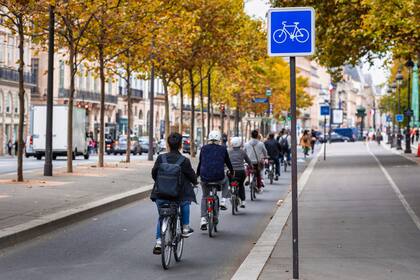 En Francia un ciclista puede cobrar 0,25 euros por km