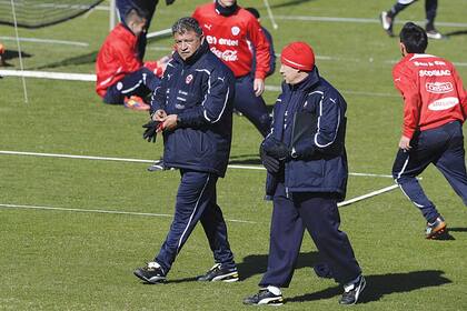 En funciones. "Bielsa no dejó nada acá. El tiene sus méritos, sí; pero Bielsa es como una mina sentada: no es lo que realmente es"