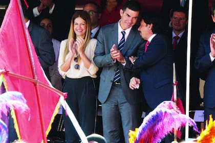 Sáenz, en un acto con el exgobernador Urtubey