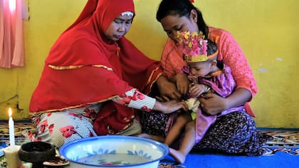 En Gorontalo, las mutilaciones afectan al 80% de las chicas de menos de 11 años. Foto: AFP / Bay Ismoyo