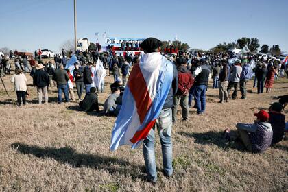 En Gualeguaychú se hizo una de las movilizaciones que el campo realizó para protestar contra el Gobierno