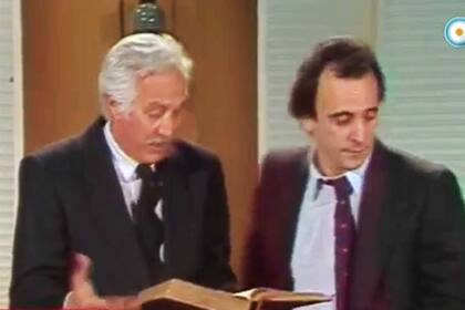 En Hombres de ley, con Federico Luppi