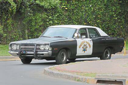 En honor a Chips. El antiguo Ford Fairlane LTD de 6 cilindros fue restaurado a nuevo con piezas importadas de los Estados Unidos para recrear el auto de la mítica serie de los ’70
