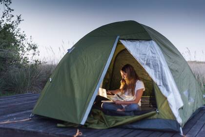 En Iberá hay opciones para acampar.