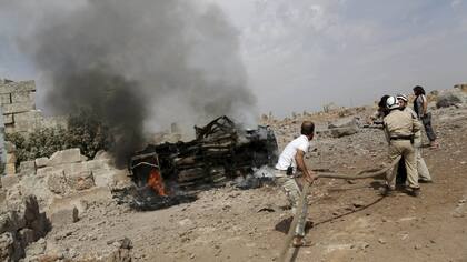 En Idlib, ayer hubo nuevos bombardeos de aviones militares rusos