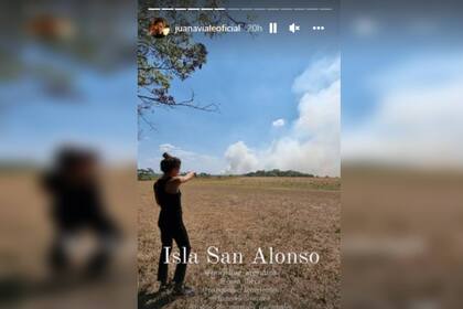 En Instagram Juana Viale relata cómo son sus días en Corrientes (Foto Instagram @juanavialeoficial)