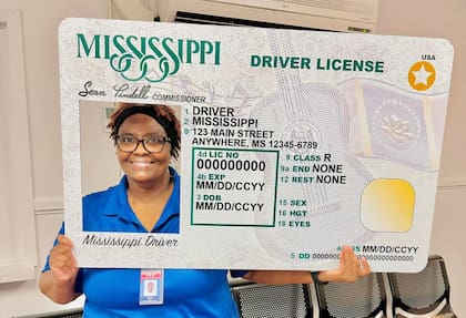En junio de este año se dio a conocer un nuevo diseño para las licencias y tarjetas de identificación del estado de Mississippi