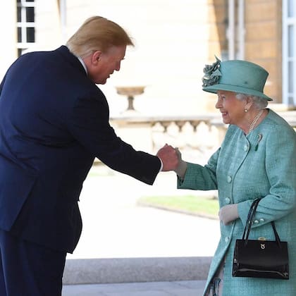 En junio del 2019, Donald Trump se encontró con la reina Isabel II durante su visita oficial a Inglaterra
